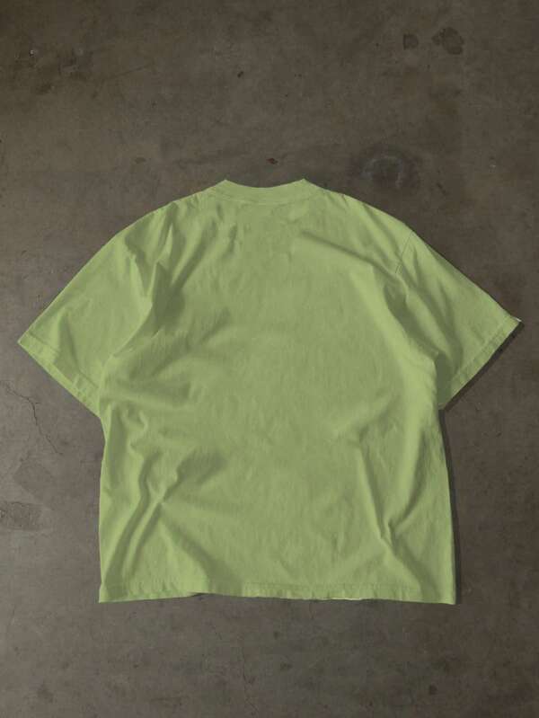 Corteiz Inspired Cotton Tee - Green