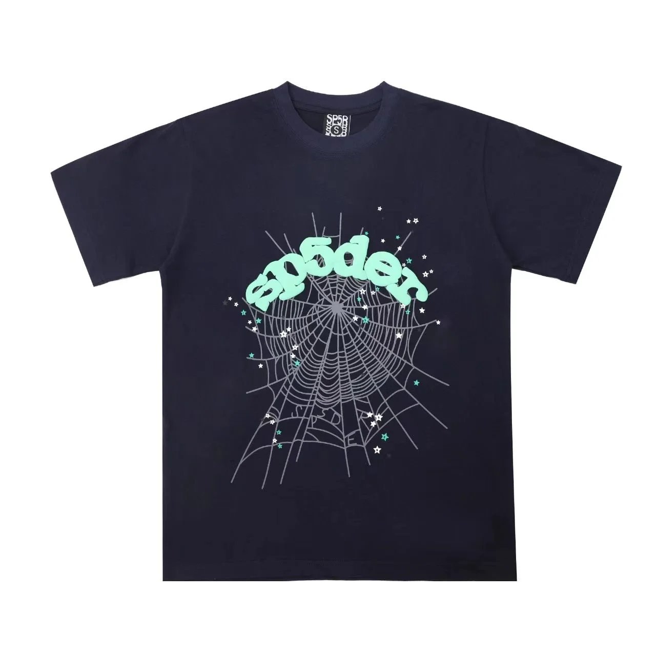 Sp5der Inspired Tee - Black/Blue