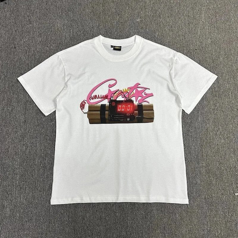 Corteiz Inspired Countdown Tee - White